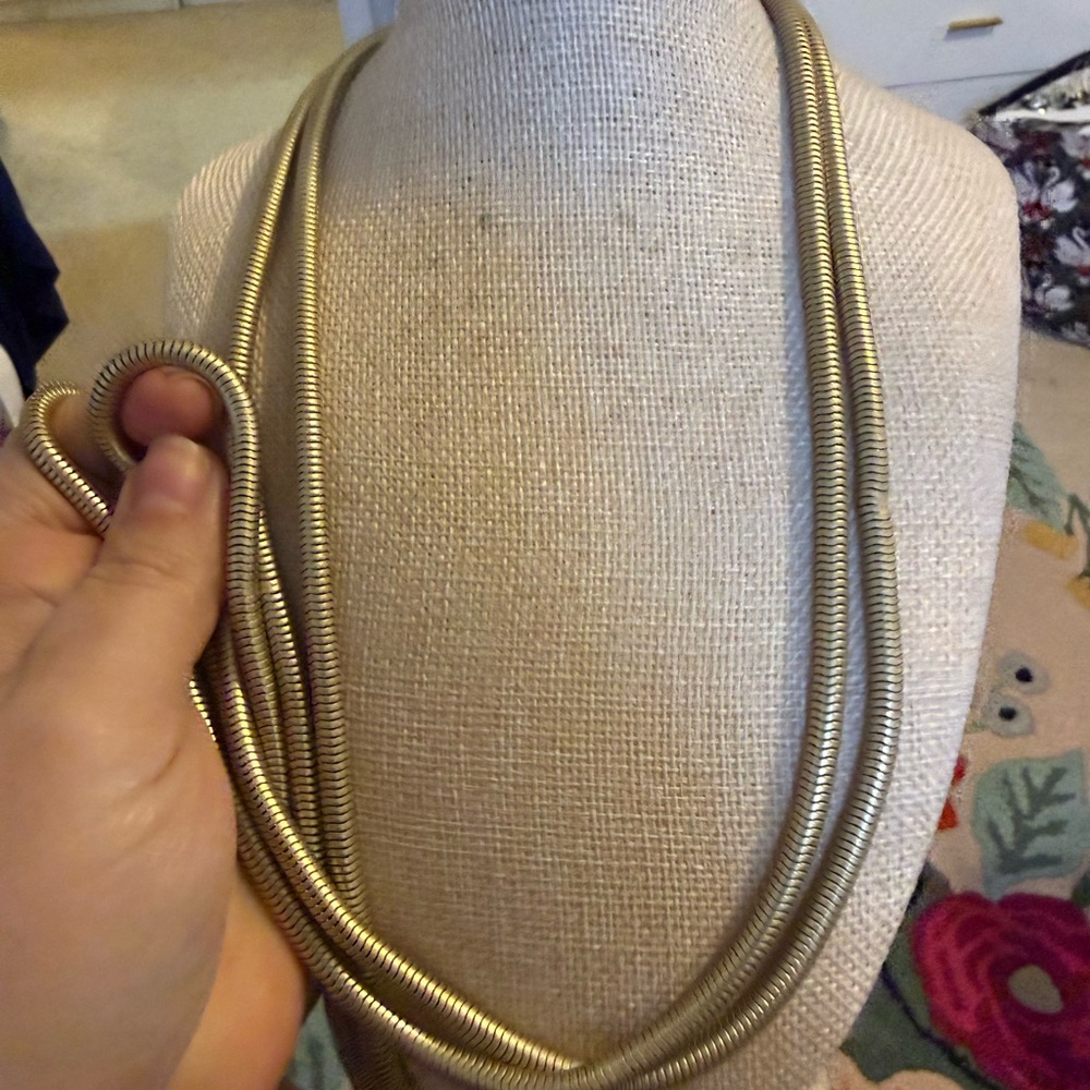 Chic Gold-Toned Necklace‎